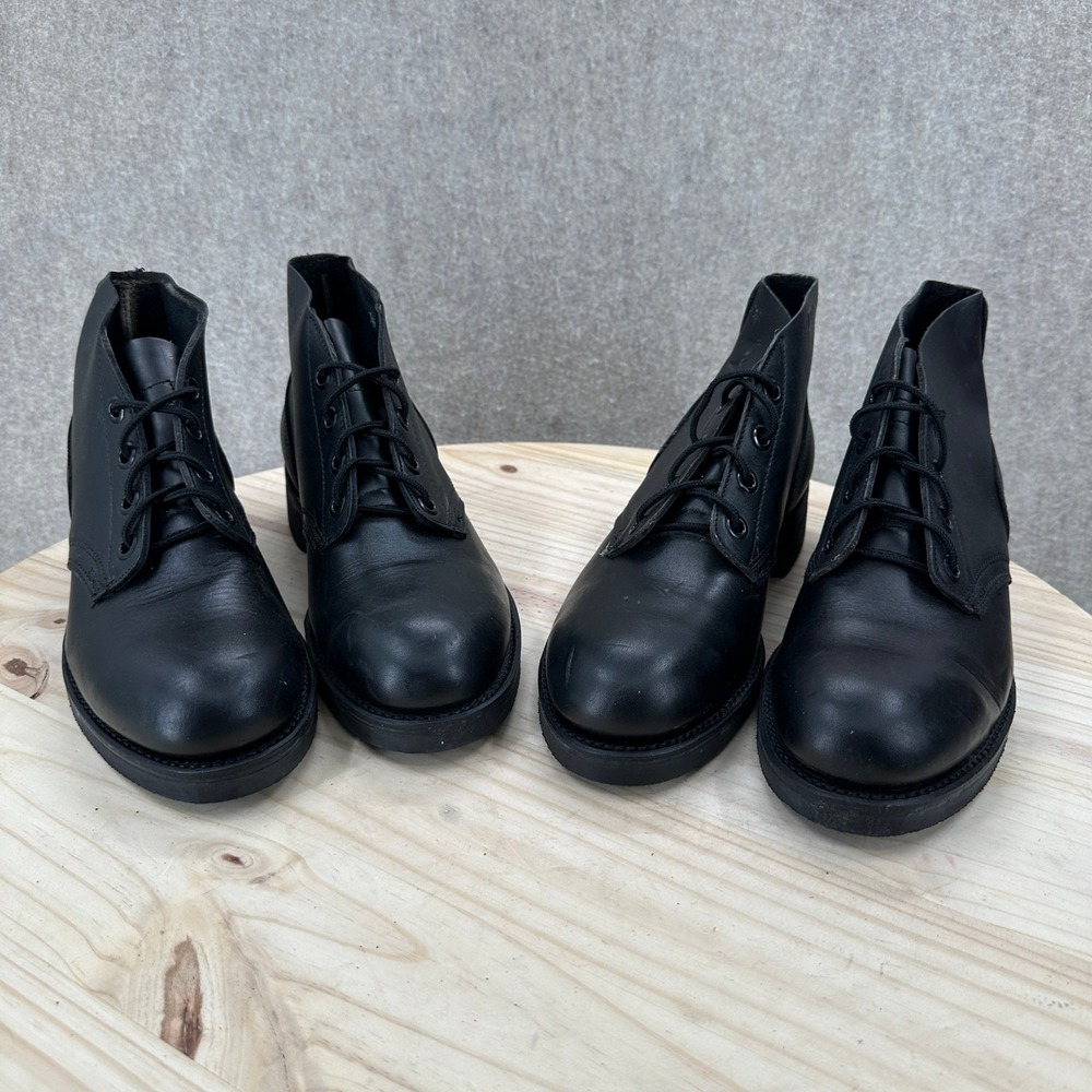 Lot 2 Addison 1986 Boondocker Military Chukka Boots US Navy Flight Deck 7.5 N